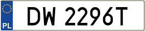 Truck License Plate